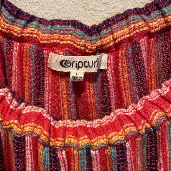 Rip Curl Swim Coverup Dress Surf Sedona Multi Color Jacquard Size Large - Picture 4 of 10